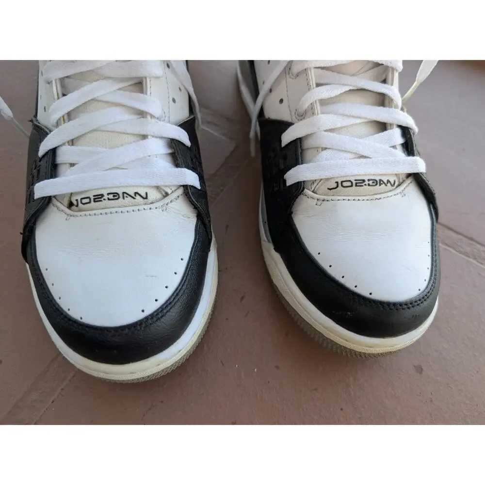 Size 9.5 - Air Jordan SC-1 White Black Gray